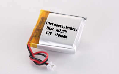 Rechargeable Lithium ion Polymer Battery Liter 102728 3.7V 720mAh 2.664Wh Battery With Molex 51021-0200 Connector