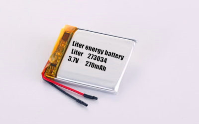 Rechargeable Lithium ion Polymer Battery Liter 273034 3.7V 270mAh 0.999Wh Battery With PCM and Wires