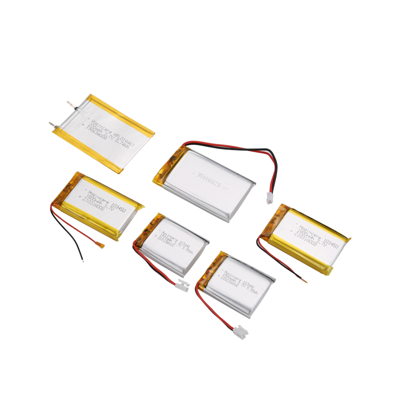 3.7V Li Polymer Battery Thickness From 9.0mm to 9.9mm