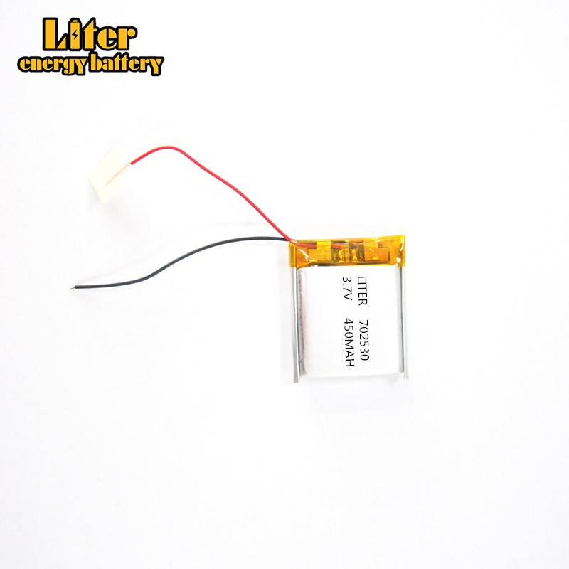 100pcs Lithium Polymer Battery liter 702530 3.7V 450mAh With PCM and Wires