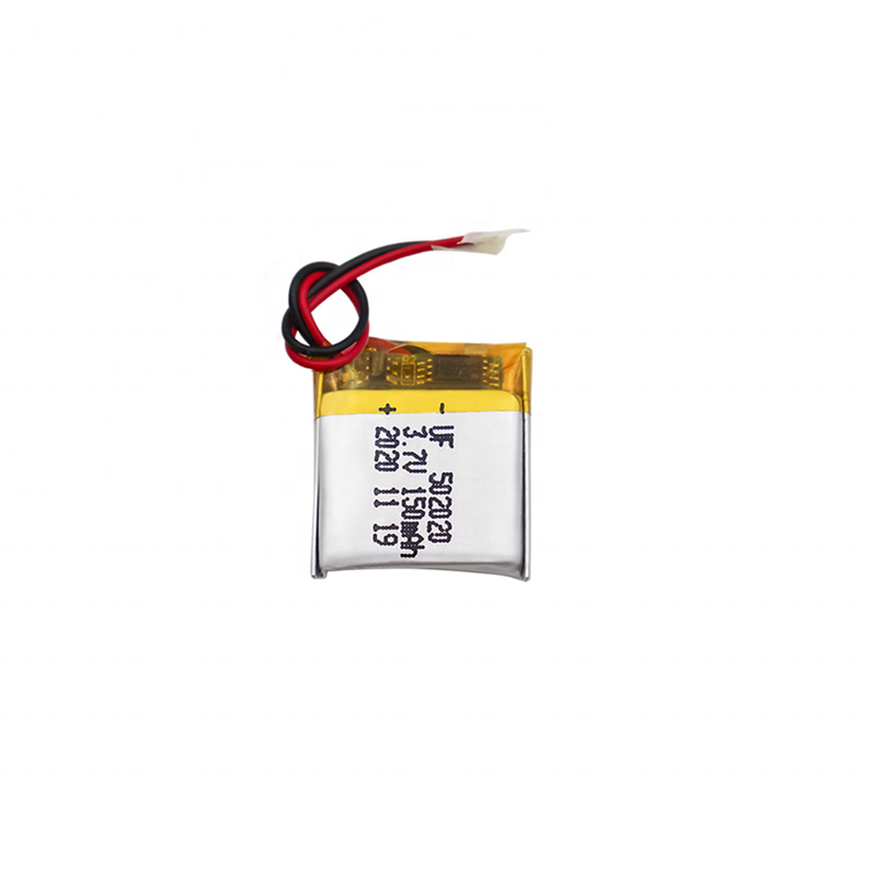 100pcs Lithium Polymer Battery liter 502020 3.7V 150mAh With PCM & Wires & Connector