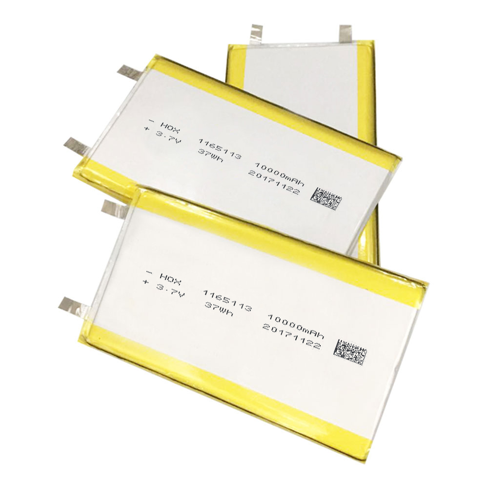 Li Polymer Battery LP551530 3.7V 200mAh with protection circuit and wires