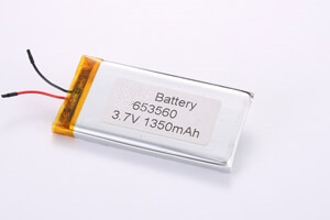 3.7V Rechargeable Li Polymer Battery Liter 653560 1350mAh
