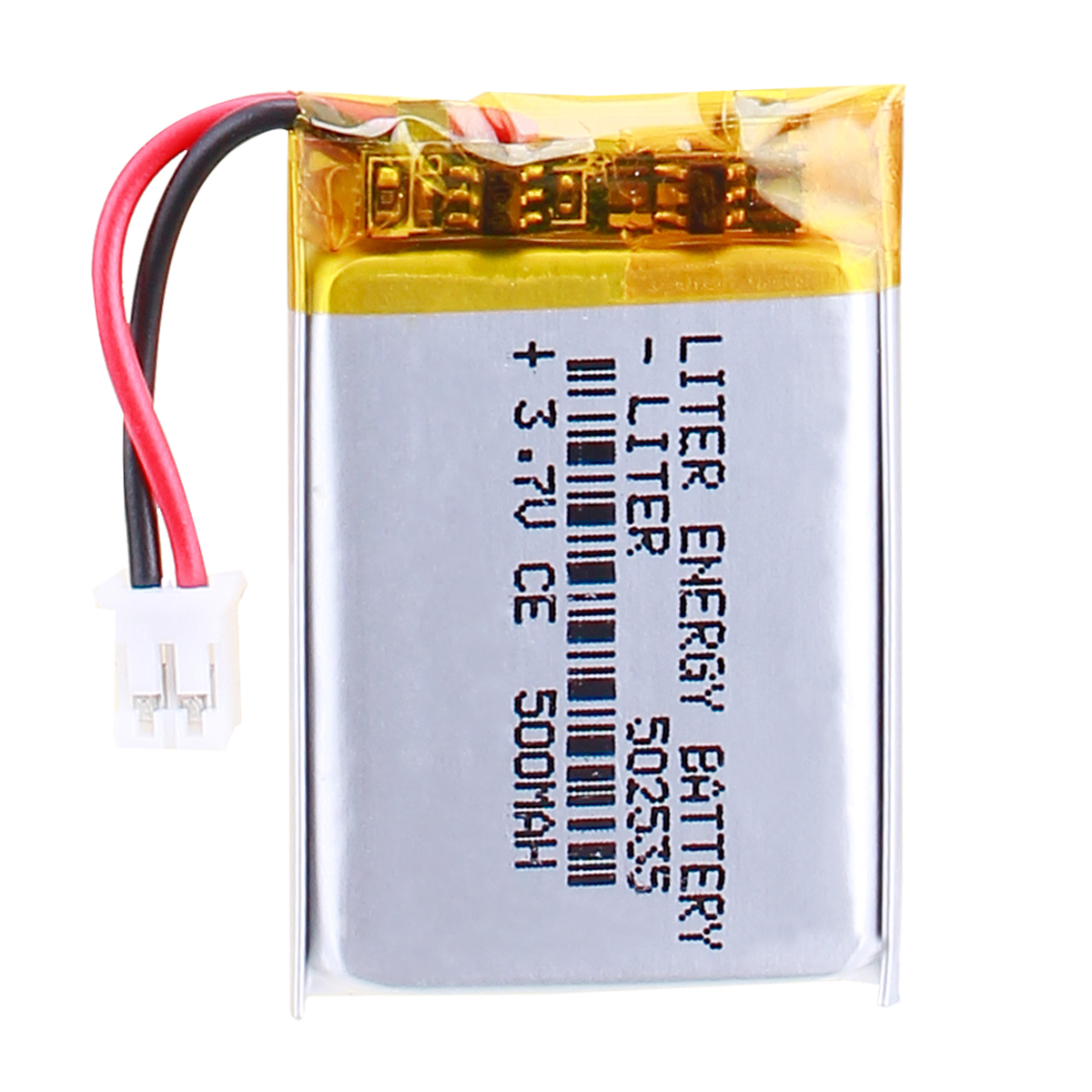100pcs Lithium Polymer Battery liter 502535 3.7V 500mAh With PCM & Wires