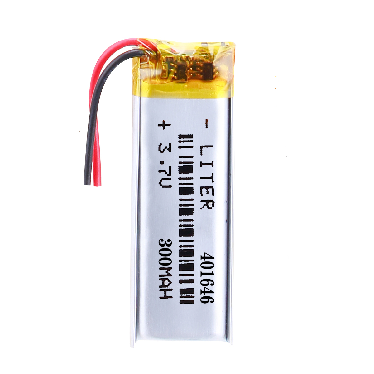 3.7V Standard Li Polymer Battery 300mAh+