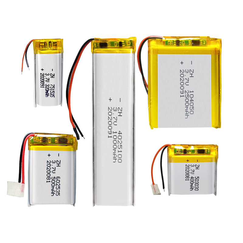 3.7V Li Polymer Battery Thickness From 6.0mm to 6.9mm