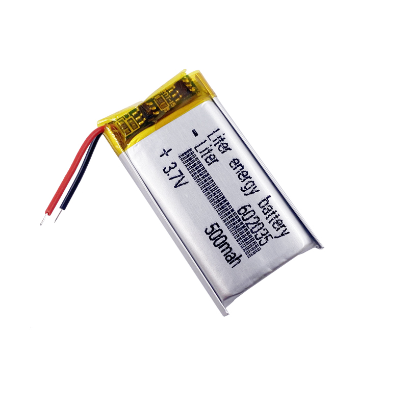 100pcs Lithium Polymer Battery liter 602035 3.7V 500mAh With PCM & NTC & Wires