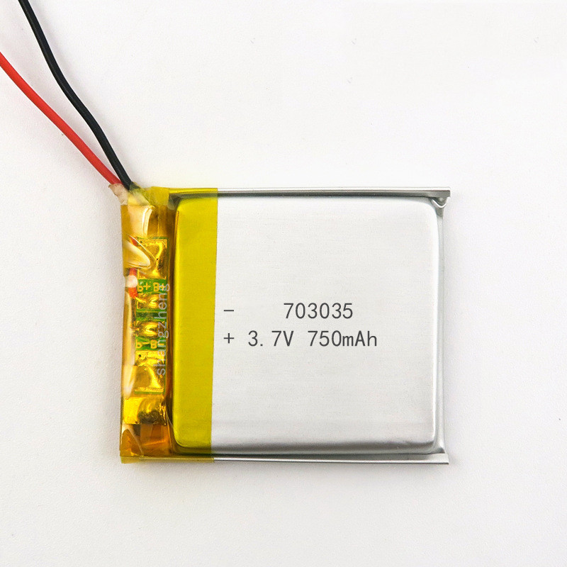 100pcs Lithium Polymer Battery liter 703035 3.7V 750mAh With PCM & Wires